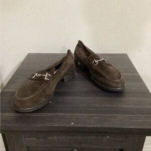 Talbots Women's Brown Suede Loafers